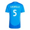 Italia Manuel Locatelli 5 Hjemme EM 2024 - Herre Fotballdrakt